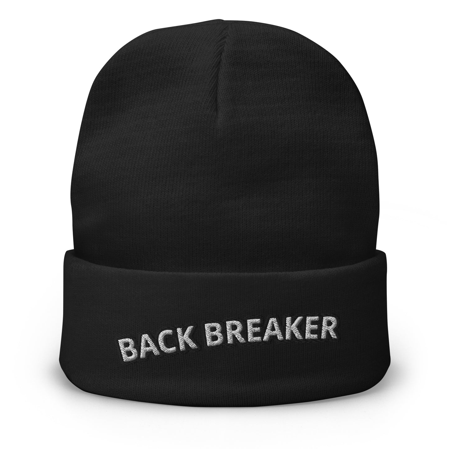 Back Breaker Embroidered Beanie